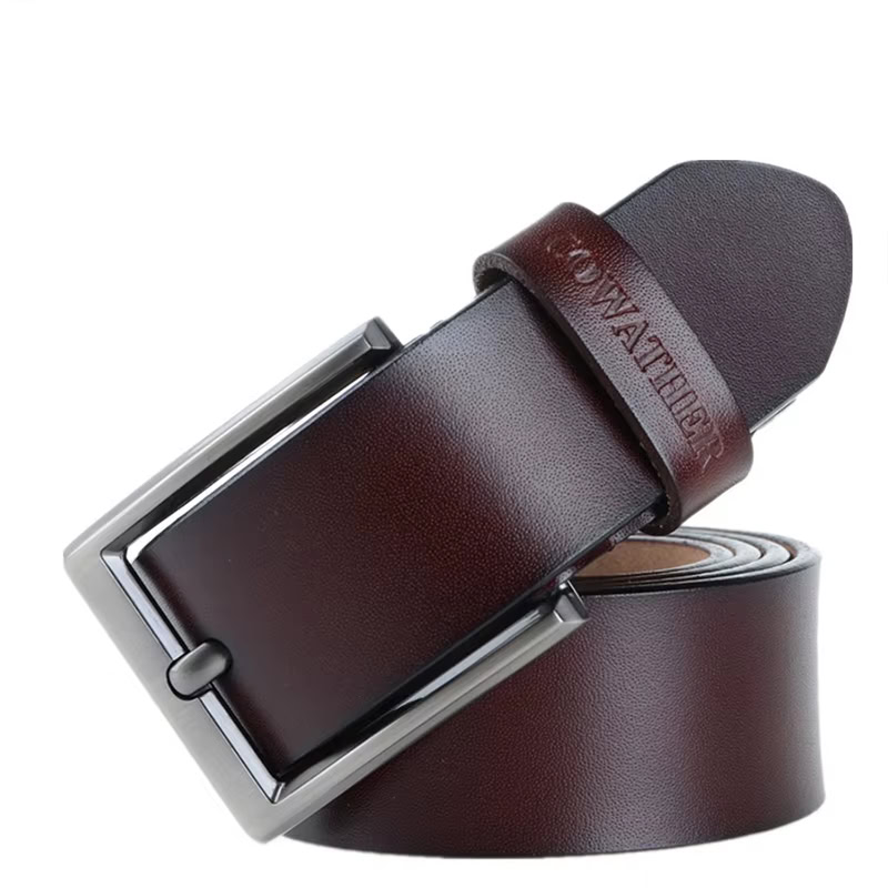 Men’s Genuine Leather Vintage Belt Genuine leather men's vintage belt with a classic buckle.