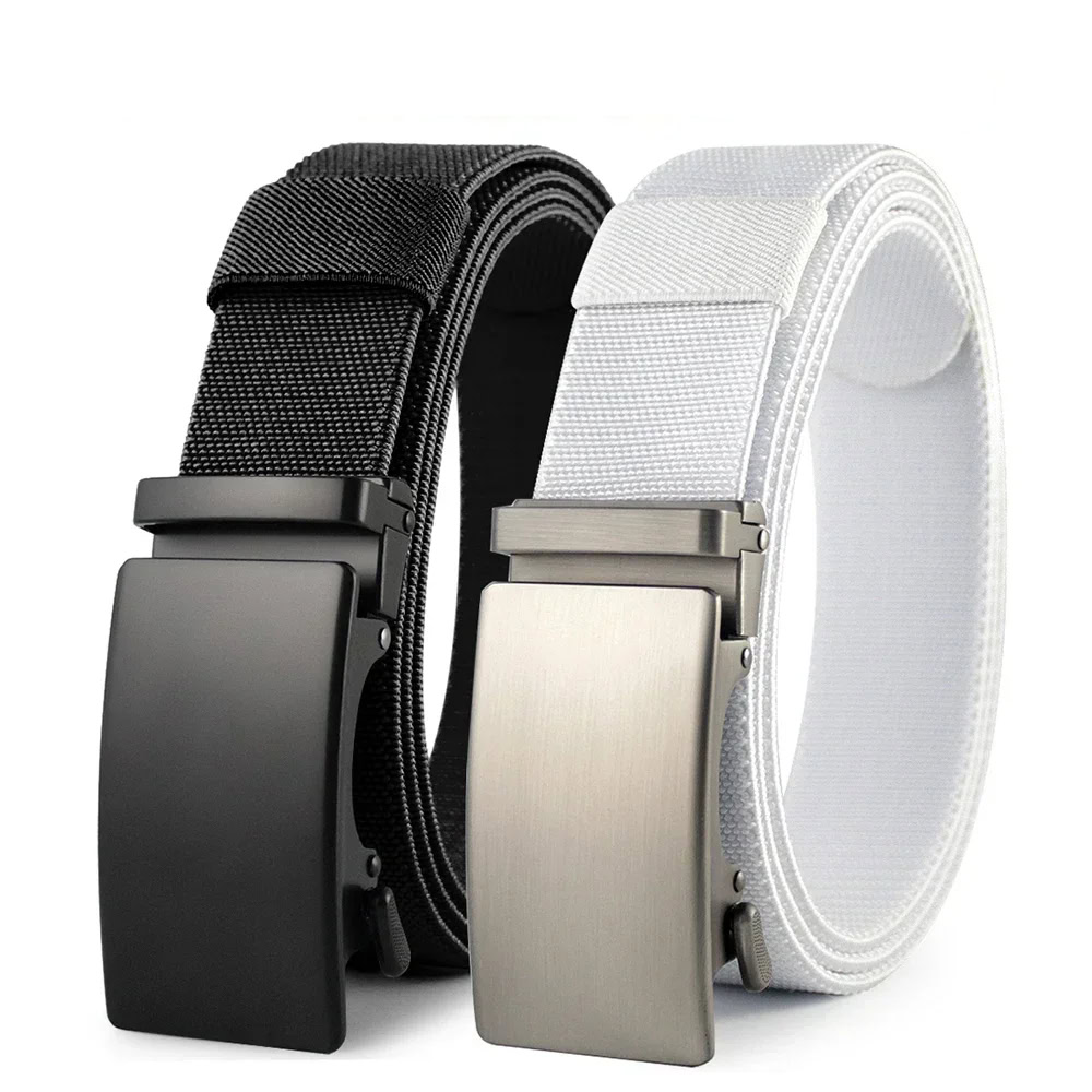 FlexLine Elastic Ratchet Belt – Big Size Tactical Stretch Elastic tactical ratchet belts in black and white for big sizes, durable and adjustable for a secure.