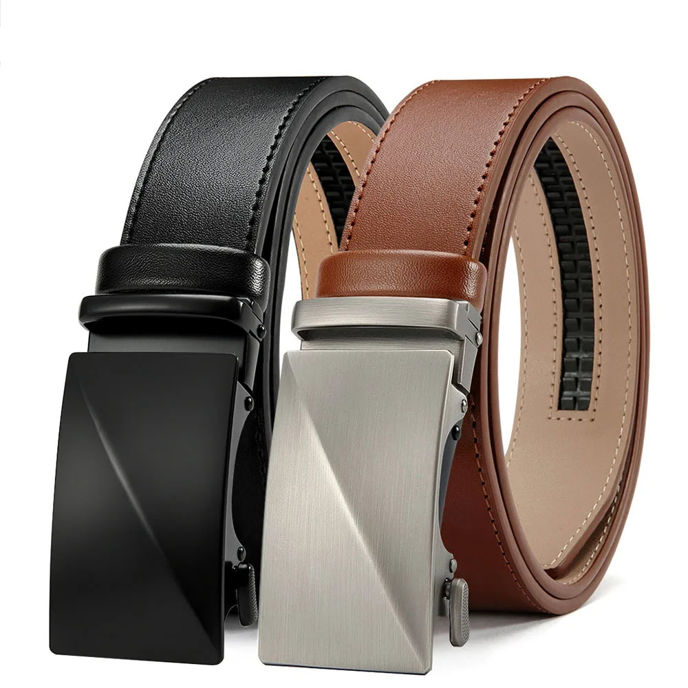 Men’s Leather Ratchet Belts with Automatic Fit High-quality men's leather ratchet belts with automatic buckle for a perfect fit. Stylish, durable,.