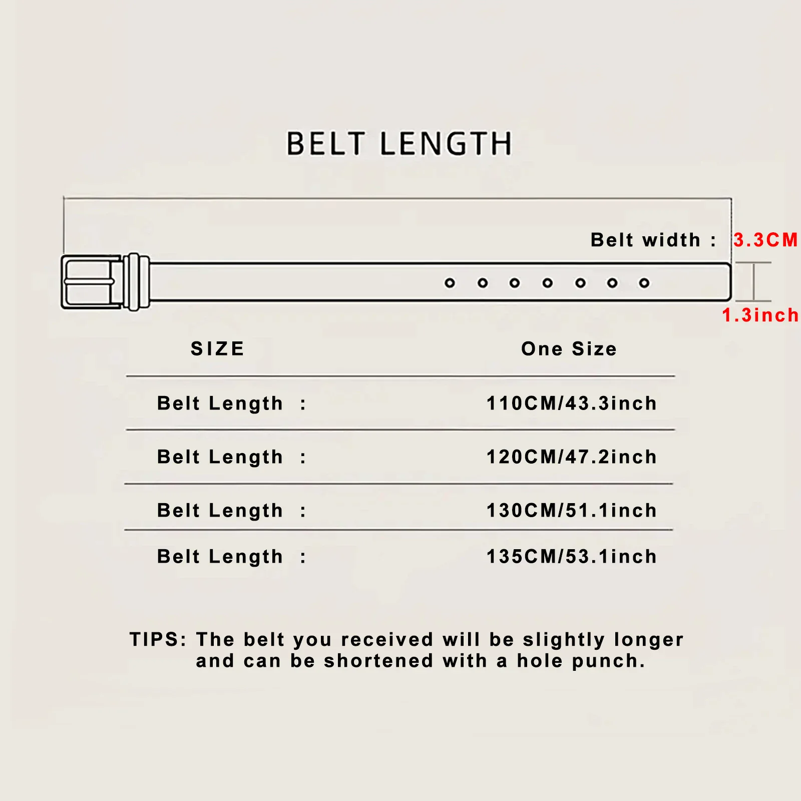 Italian Full-Grain Leather Belt with Stainless Steel Buckle Premium full-grain leather belt featuring a sleek stainless steel buckle for a clean, modern look.