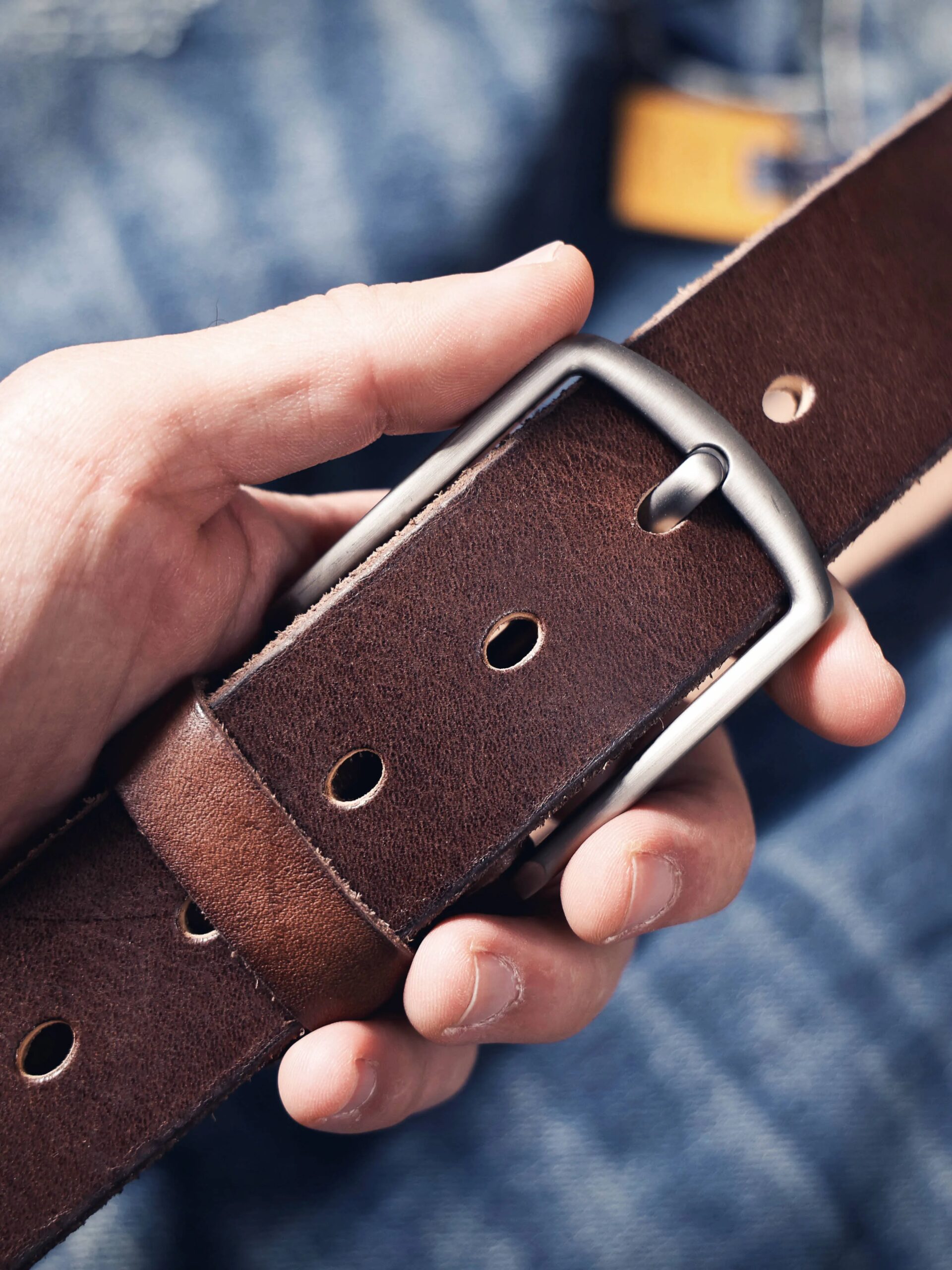 Retro Casual Pin Buckle Belt Casual brown leather pin buckle belt for men and women. Perfect for everyday wear and stylish outfit.