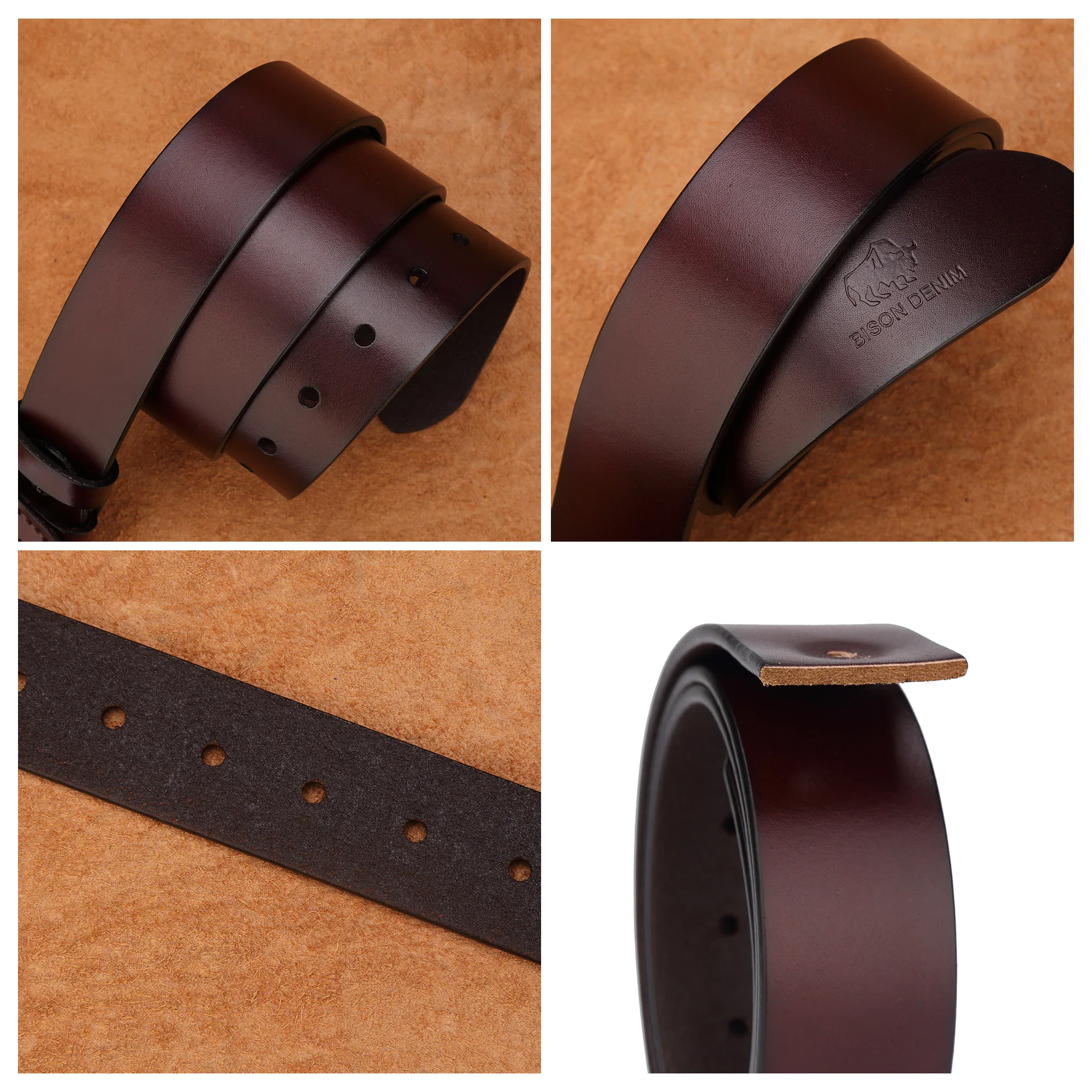 Designer Cowskin Belt with Vintage Personality Buckle Premium cowskin leather belt with vintage-style buckle for a classic look.