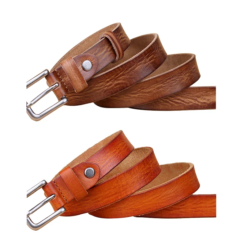 Elegant genuine leather slim belt for men and women, versatile accessory for casual and formal outfits. Unisex leather belt with a sleek, thin design, perfect for everyday wear and special occasions.