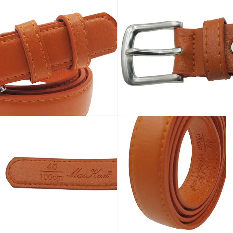 Leather Belt for Women – Minimalist Style Leather belt with silver buckle, perfect for a sleek, minimalist look. Crafted from high-quality lea.