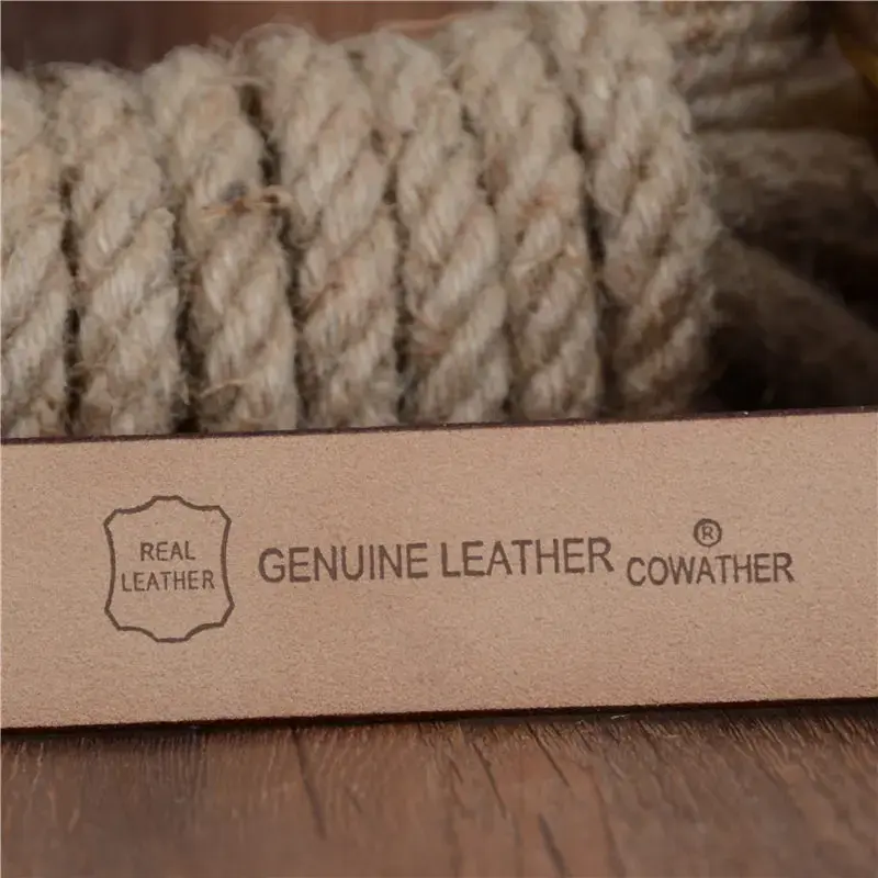 Men’s Genuine Leather Vintage Belt Genuine leather vintage belt for men, durable and stylish accessory.