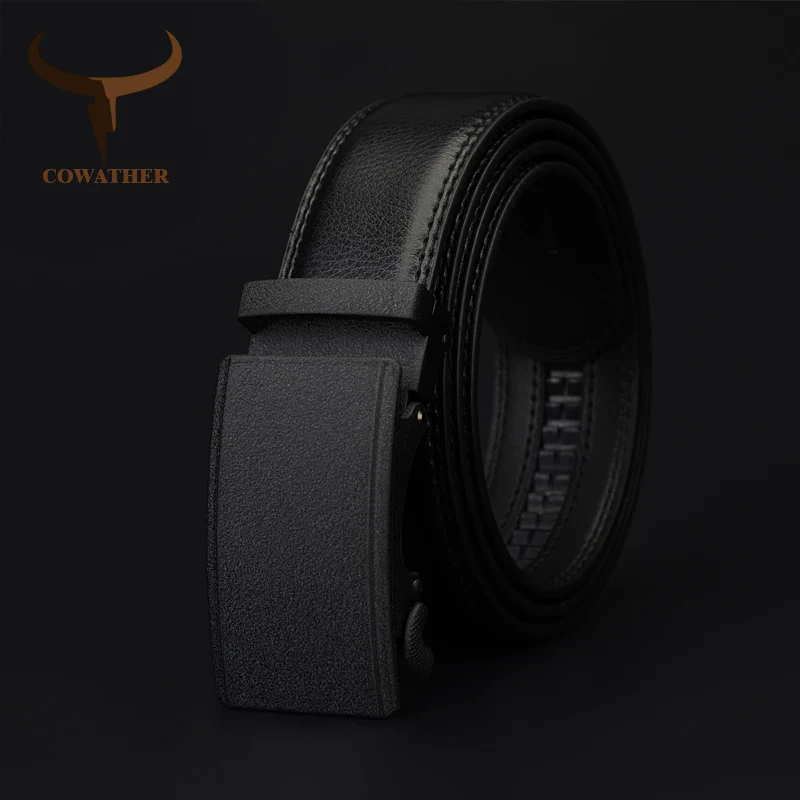 Executive Elite Automatic Ratchet Leather Belt Automatic ratchet leather belt for men, sleek and durable. Perfect for professional and casual wear.