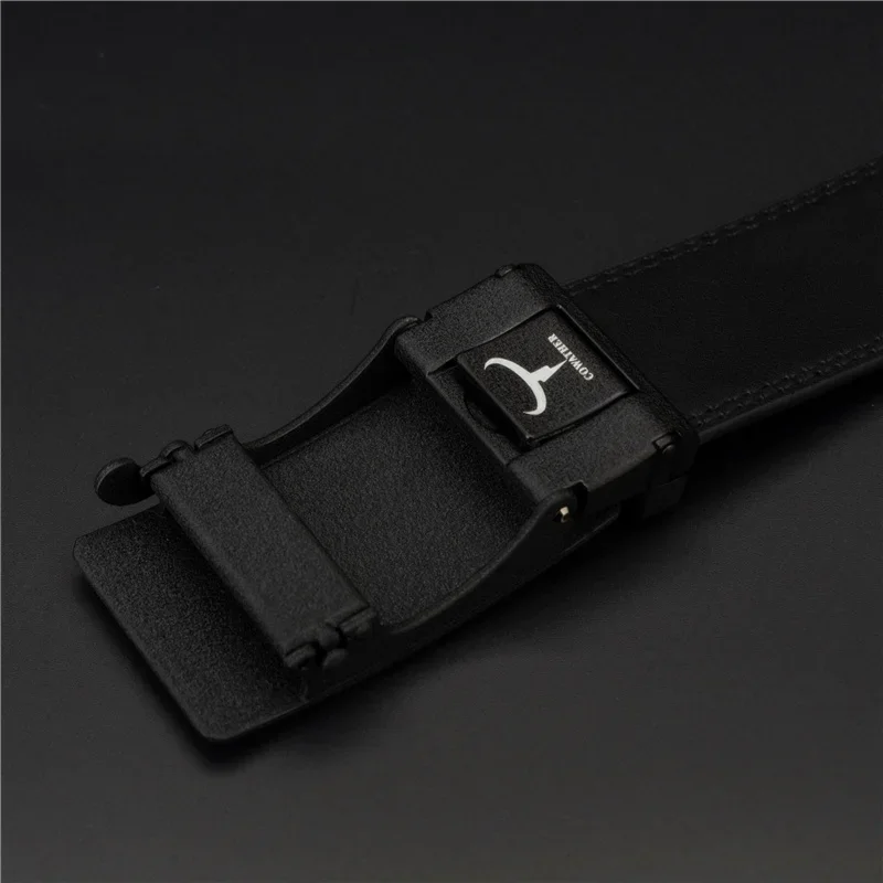 Executive Elite Leather Belt Automatic Ratchet Leather Belt for Men.