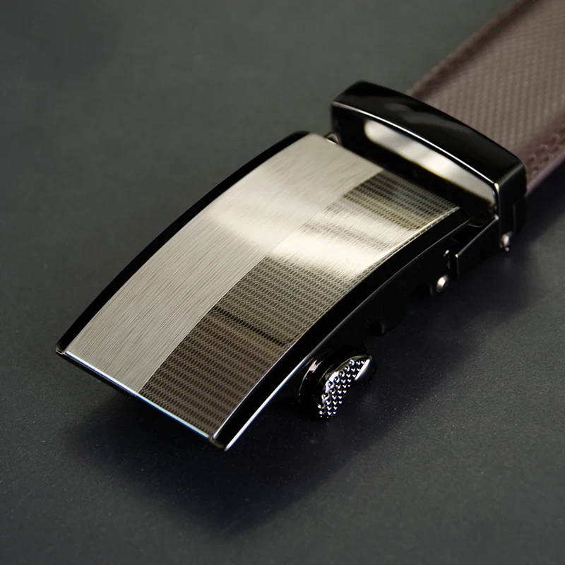 Leather Belt Buckle – Artisan-Fit Automatic Ratchet Belt Automatic ratchet leather belt buckle for a secure fit and stylish look. Perfect for everyday wear a.