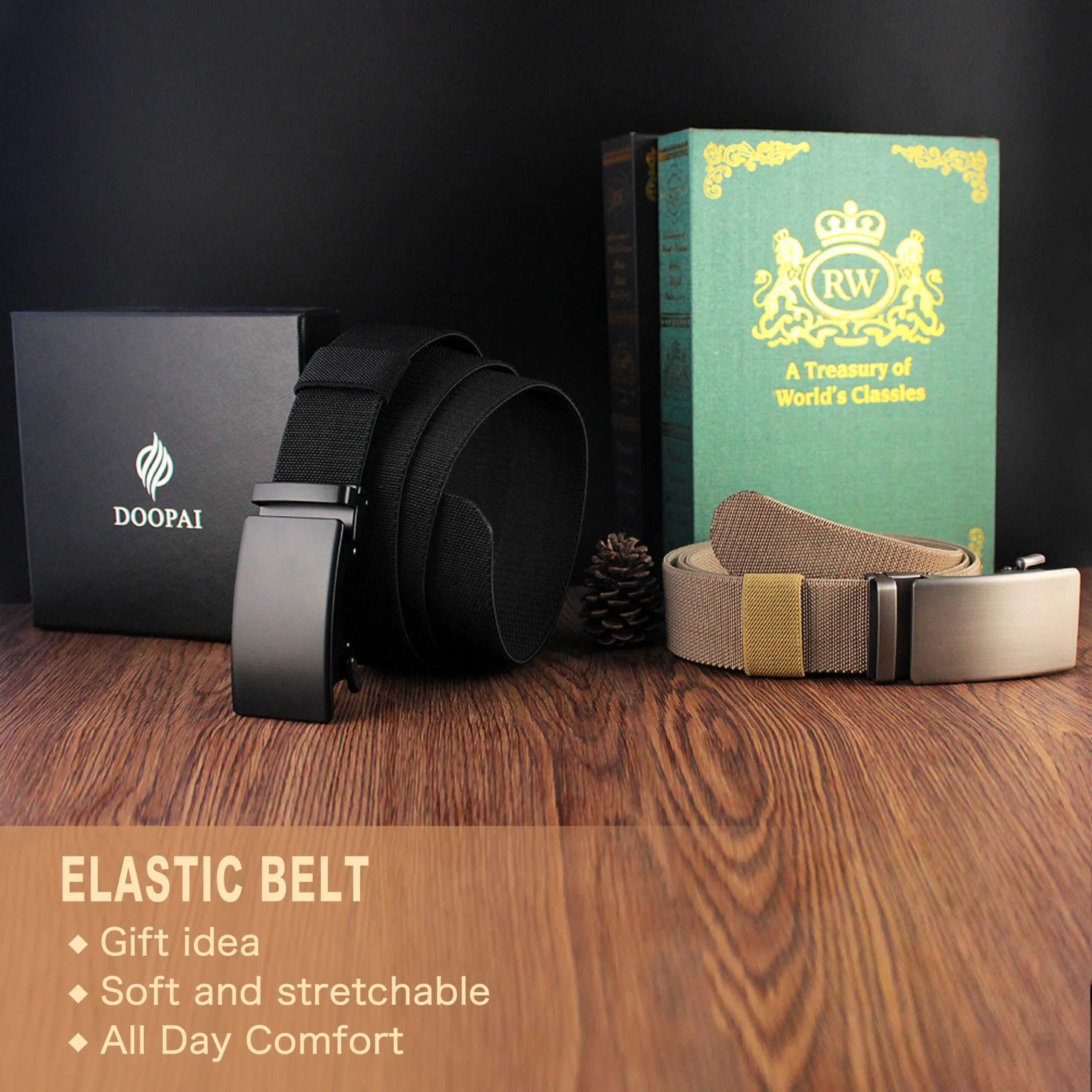 FlexLine Elastic Ratchet Belt – Big Size Tactical Stretch Elastic tactical belt with ratchet mechanism for a secure fit and comfort. Perfect for outdoor and e.