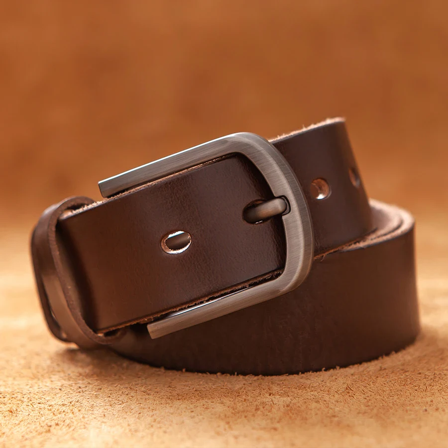 Leather Cowboy Belt Heritage Cowboy Vintage Leather Belt.