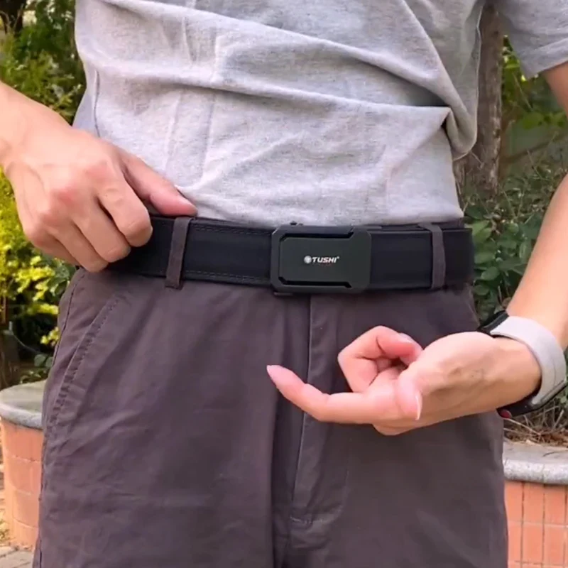 Reinforced Nylon Tactical Ratchet Belt – FlexLine Durable nylon tactical belt with secure ratchet buckle for outdoor and tactical use. Adjustable and.