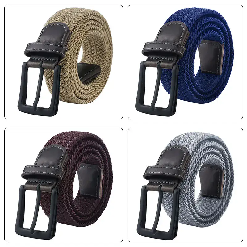 Canvas Tactical Belt with Metal Pin Buckle – Beige Canvas tactical belt with metal pin buckle, durable and adjustable for outdoor and tactical use.
