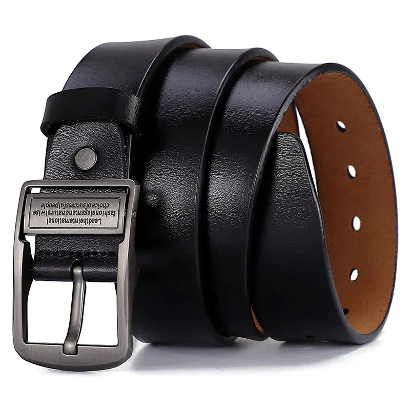 Titan Heavy-Duty Genuine Cowskin Belt High-quality genuine cowskin leather belt for durability and style.