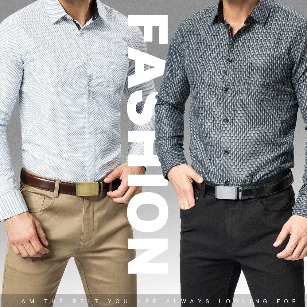 Men’s Automatic Ratchet Belt for Perfect Fit Men’s easy-style automatic ratchet belt with adjustable fit and sleek design.