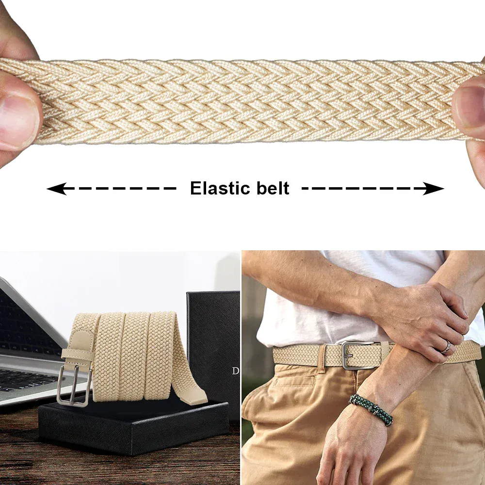 Summit Stretch Casual Woven Belt Elastic woven casual belt for everyday wear.