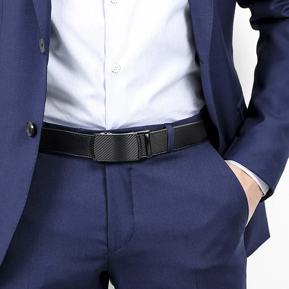 PlateLock Ratchet Belt – 35 mm Cowhide Ratchet belt with 35mm cowhide strap and secure locking mechanism.