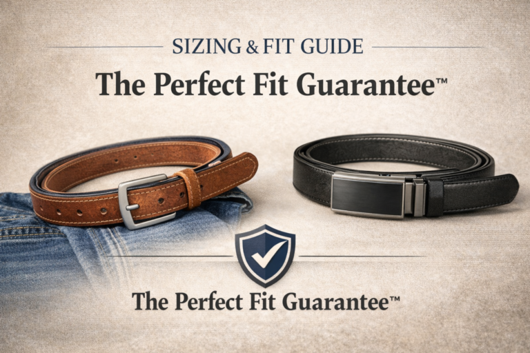 Adjustable leather and nylon belts for a perfect fit.