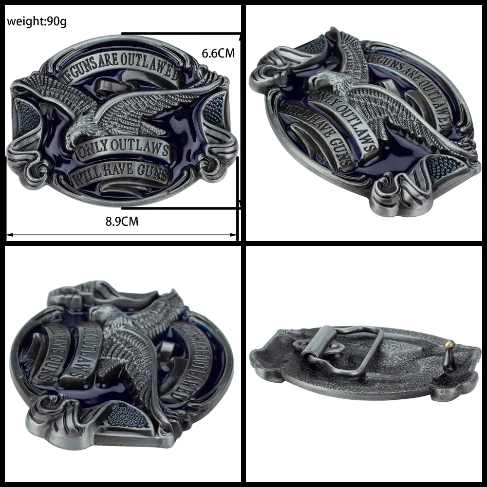 The HoldForm “Liberty” Eagle Statement 38 belt buckle Eagle belt buckle with Liberty quote, detailed design, and bold statement.