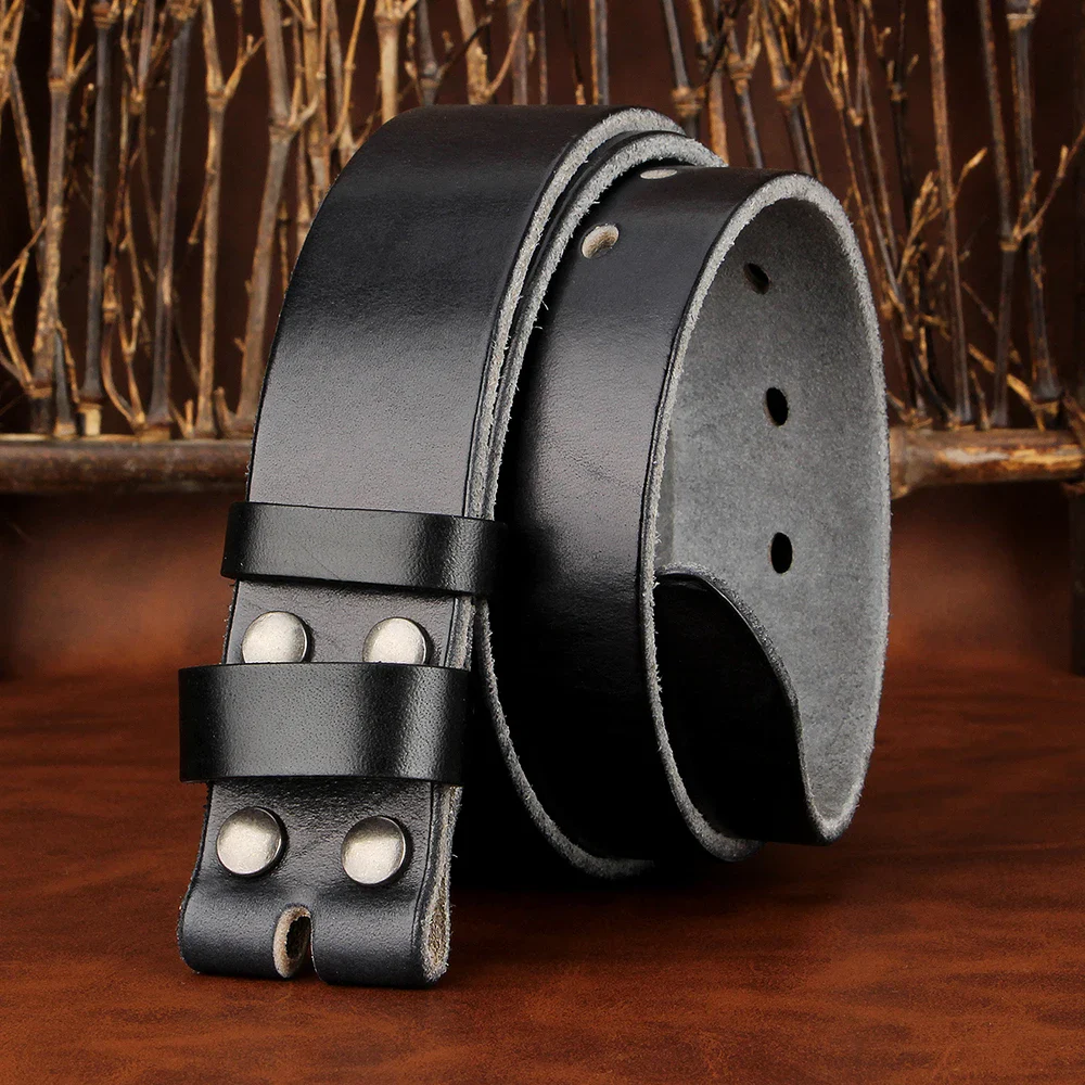 Leather Watch Strap – HoldForm Iron-Hide Full grain leather watch strap, black, 3.8cm wide, durable and stylish.