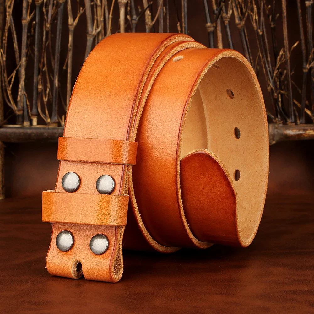 Leather Watch Strap – Full Grain Leather Belt for Watches Full grain leather watch strap with sturdy metal rivets, handcrafted for durability and style.