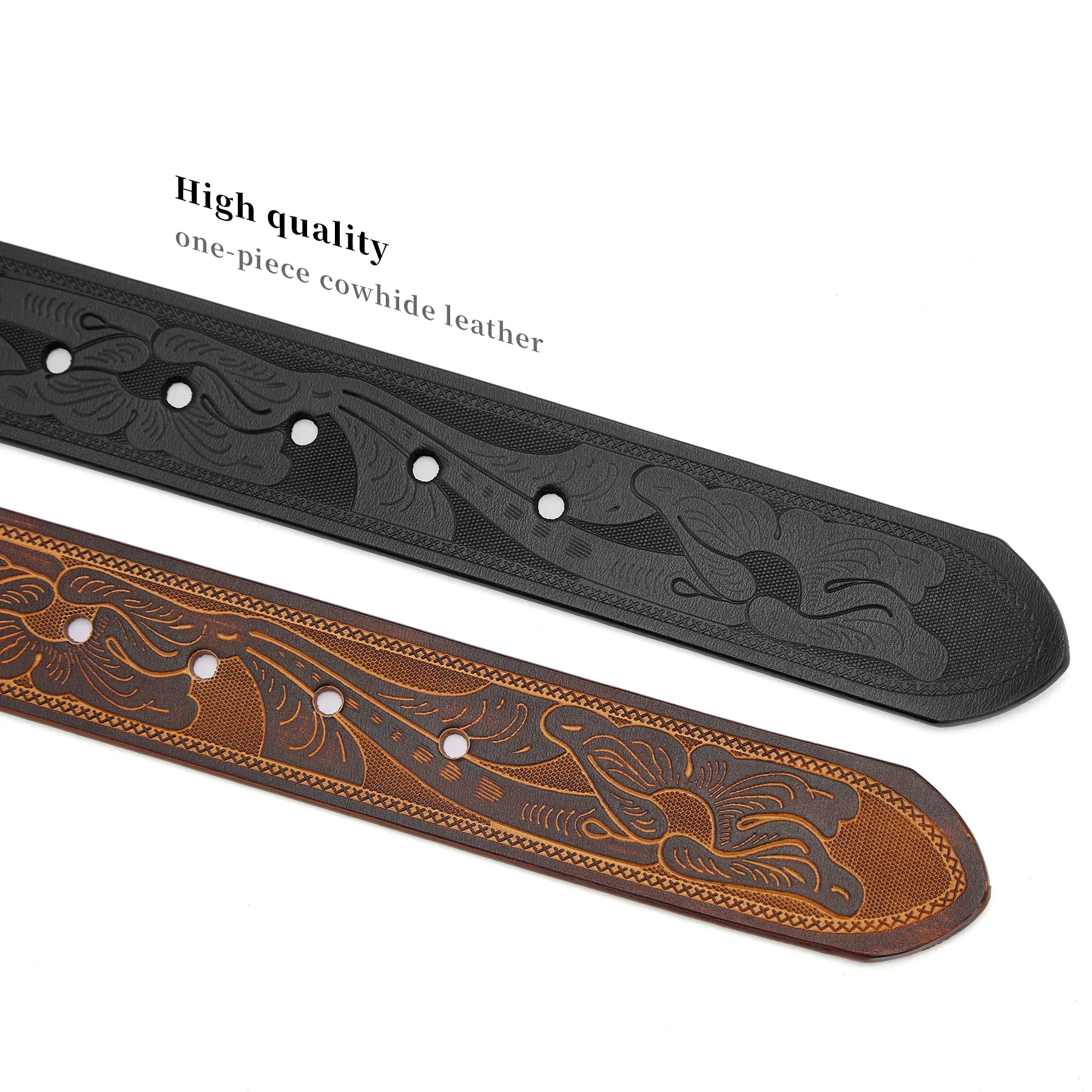 Elegant Embossed Leather Strap for HoldForm Bags High-quality embossed leather strap with intricate dragon design for HoldForm accessories.