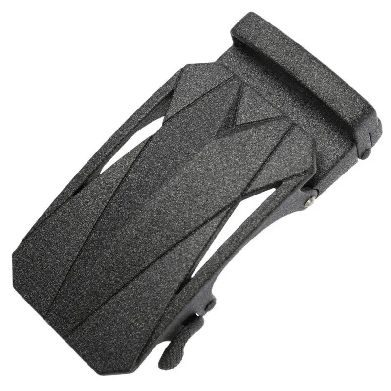 Polygon Series Geometric Buckle – HoldForm Black geometric buckle for accessories and fashion items.
