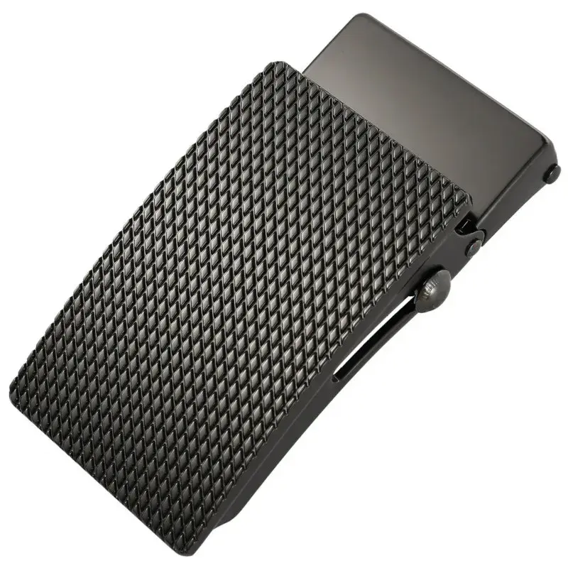 Luxury Roller Buckle for HoldForm Belts High-quality black roller buckle with textured surface for HoldForm belts.