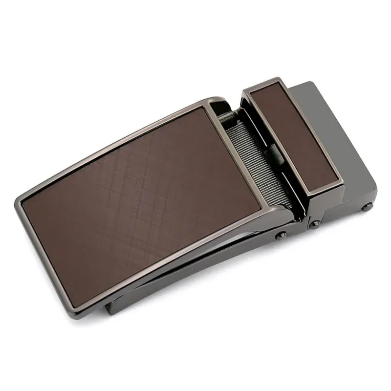 Slimline Automatic Ratchet Buckle – 31mm Zinc Alloy Compact 31mm zinc alloy automatic ratchet buckle for secure strap fastening.