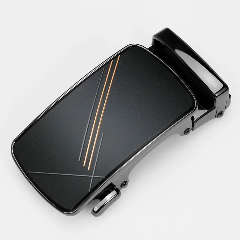 GoldLine Automatic Ratchet Buckle – 36.5mm Zinc Alloy Automatic ratchet buckle for secure strap fastening, made of durable zinc alloy, 36.5mm width.