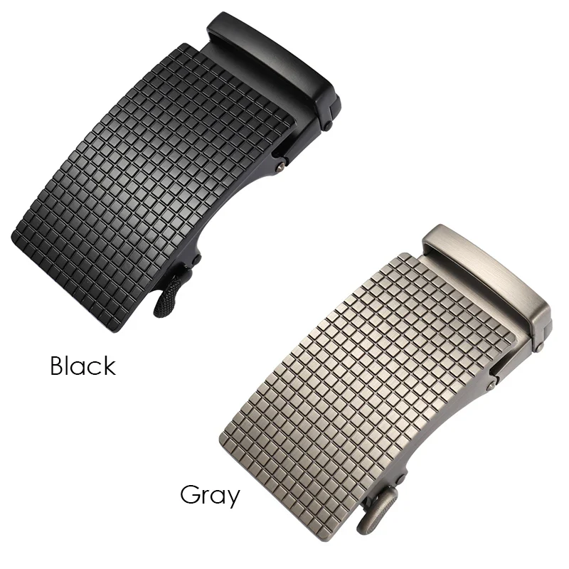 HoldForm Grid-Lock 3.6cm Automatic Buckle High-quality black and gray automatic buckle for secure fastening.