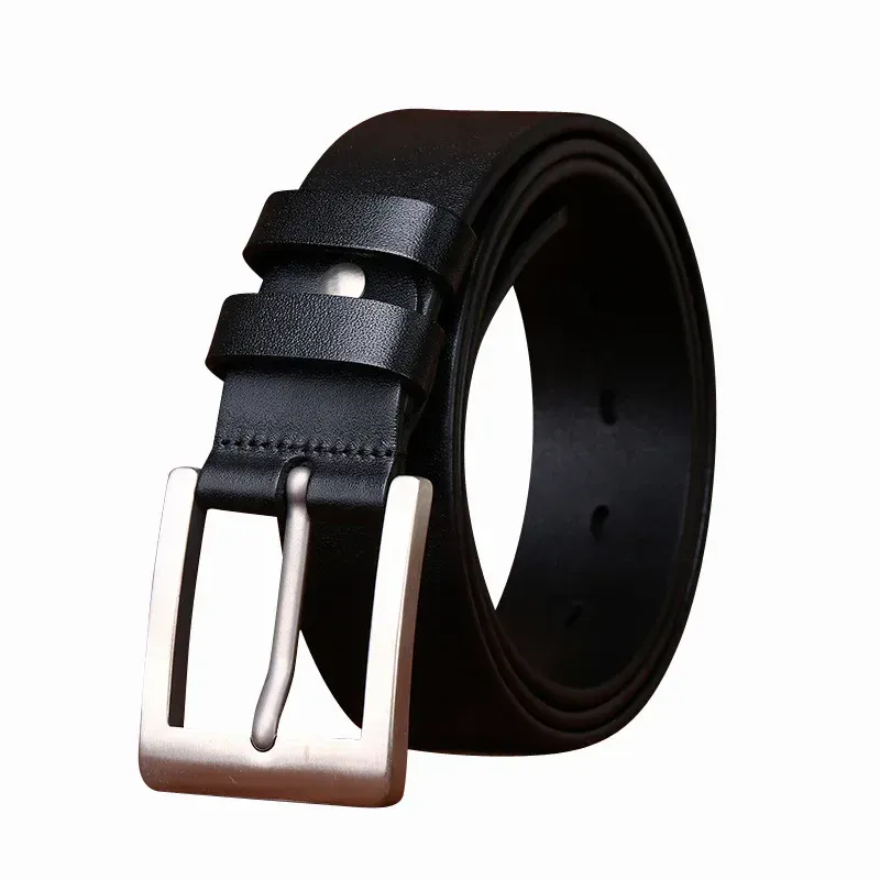 Titan-Edge Leather Belt with Titanium Buckle Leather belt with pure titanium buckle for durability and modern style.