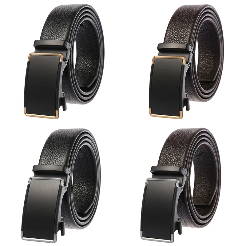 BossLine Ratchet Belt – 35 mm Cowhide Micro-Adjust Buckle Ratchet belt with cowhide strap and automatic buckle for a perfect fit.