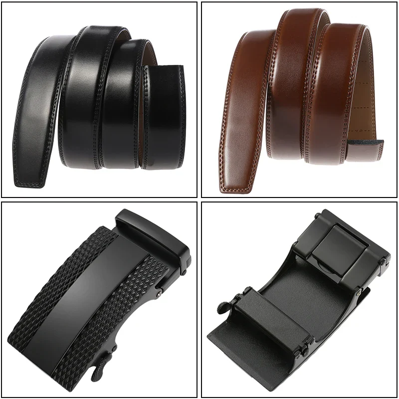 Vantage-Flex Automatic Ratchet Belt in Natural Cowhide Premium natural cowhide ratchet belt for men and women.
