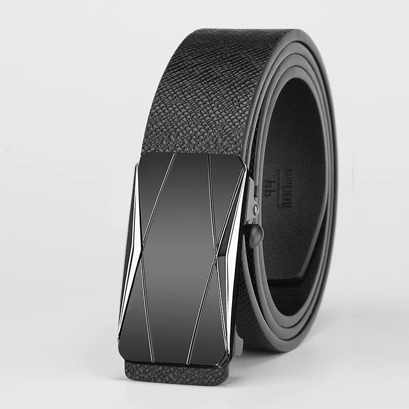 Apex Geometric Designer Automatic Ratchet Belt Automatic ratchet belt with geometric buckle design for a modern look.