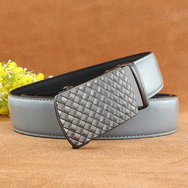 Matrix Woven Texture Automatic Ratchet Belt Automatic ratchet belt with woven textured design for a sleek look.