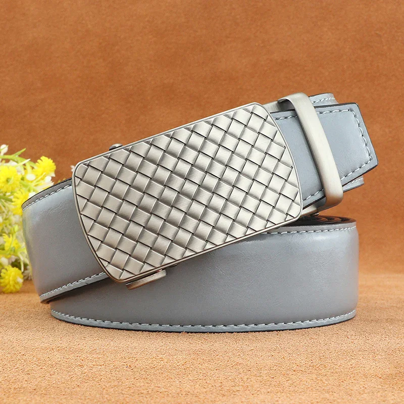 Matrix Woven Texture Automatic Ratchet Belt Automatic ratchet belt with woven texture for a sleek, modern look.