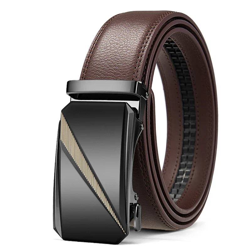 SharpGlide V-Line Automatic Ratchet Belt Automatic ratchet belt with 38 micro-adjustment positions for a perfect fit. Stylish and durable lea.