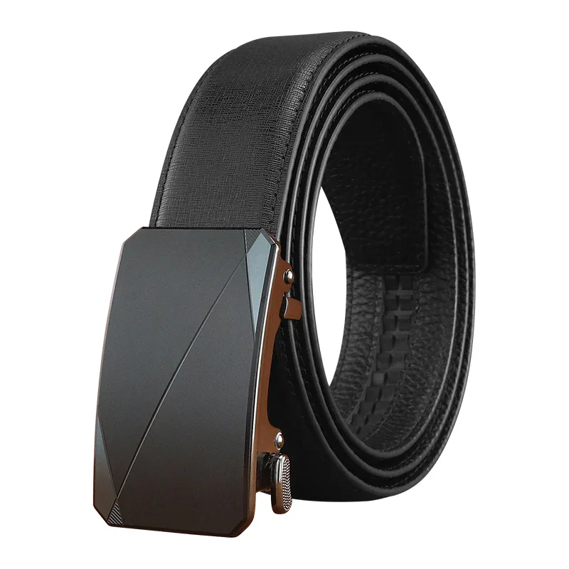 Hidden-Tail Automatic Leather Belt – Stealth-Fit Automatic leather belt with sleek, hidden buckle for a seamless look.