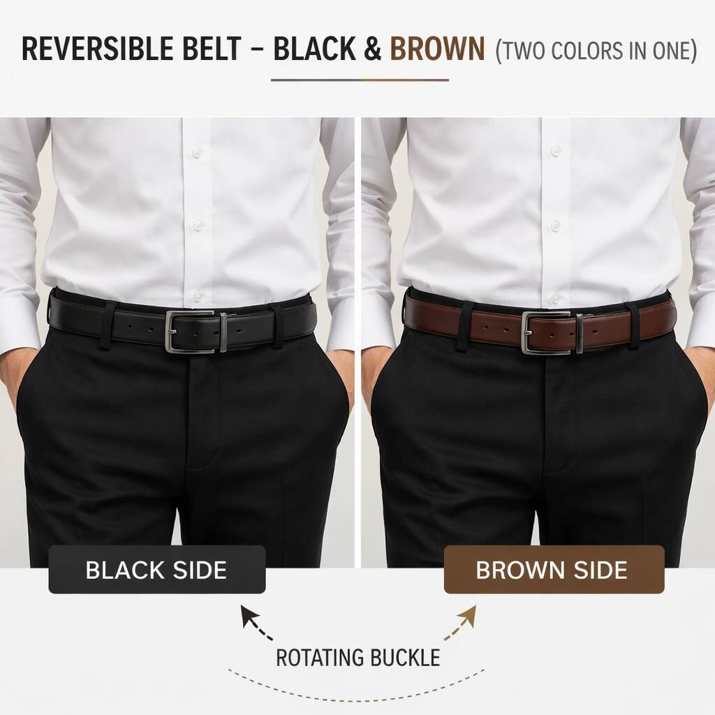 best reversible dress belts business formal pros cons Types of for Men: The Complete Guide (2026) different types of belts for men