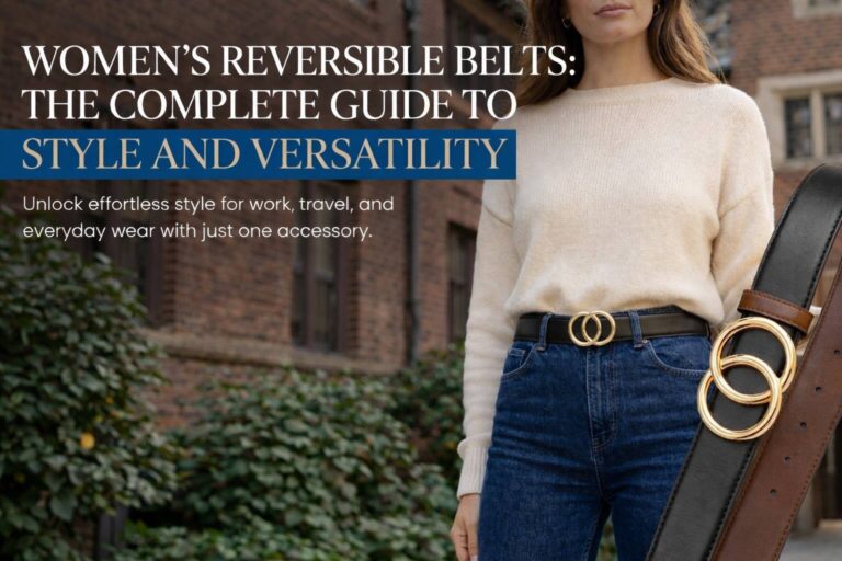 Guide to women's reversible belts