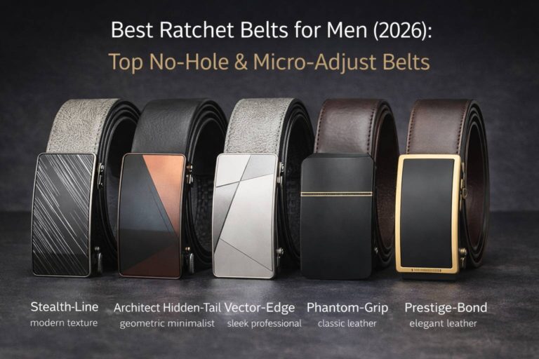 Top ratchet belts for men