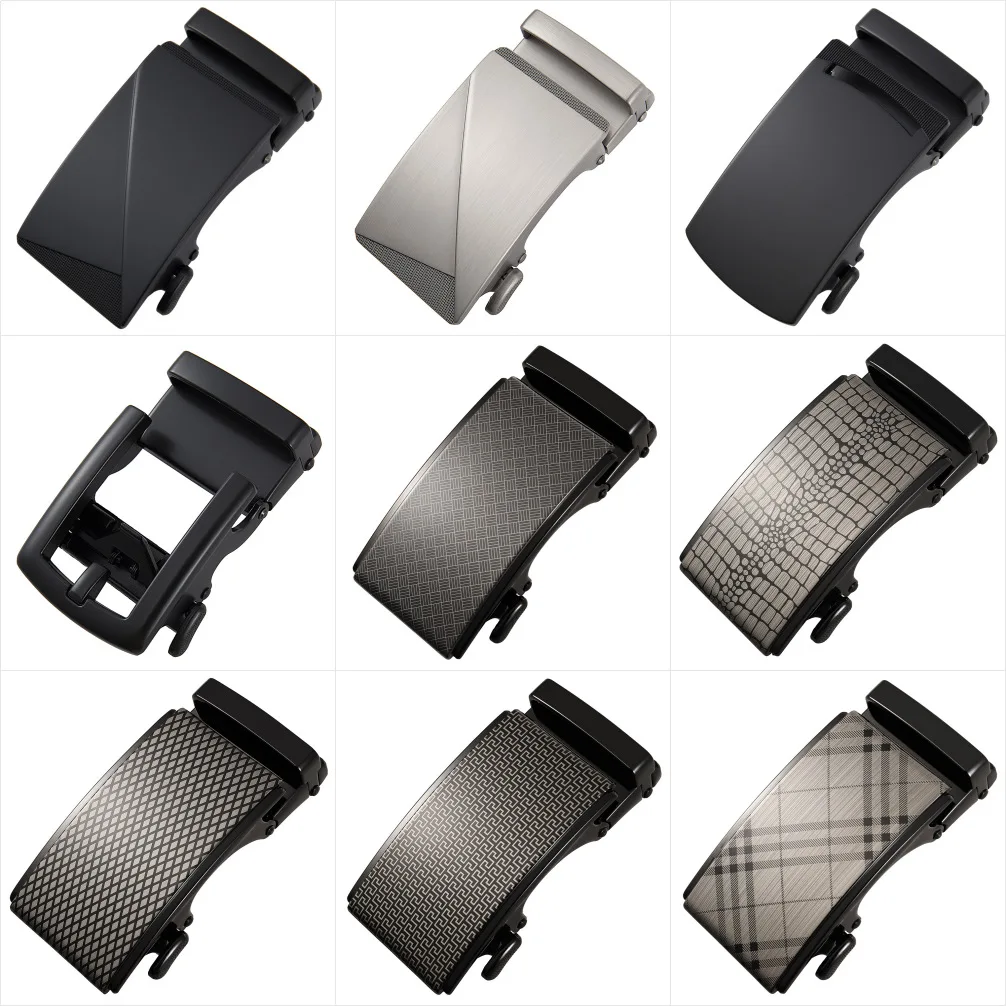Engineered Leather Belts for Men and Women Variety of engineered leather belts with different textures and buckles.