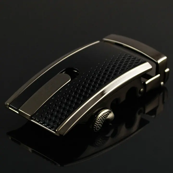 Diamond Grid Gunmetal Ratchet Buckle — 35mm Raised Centre Bar, Zinc Alloy Diamond Grid Gunmetal Ratchet Buckle — 35mm Raised Centre Bar, Zinc Alloy