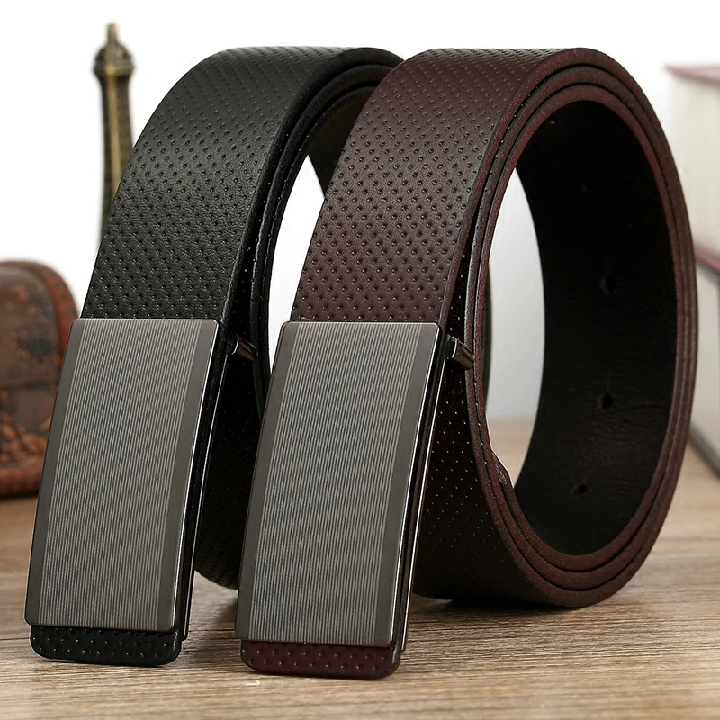 Belt men’s genuine leather buckle head layer genuine cowhide men’s underwear wear business youth handmade buckle men’s belt Belt men's genuine leather buckle head layer genuine cowhide men's underwear wear business youth handmade buckle men's belt