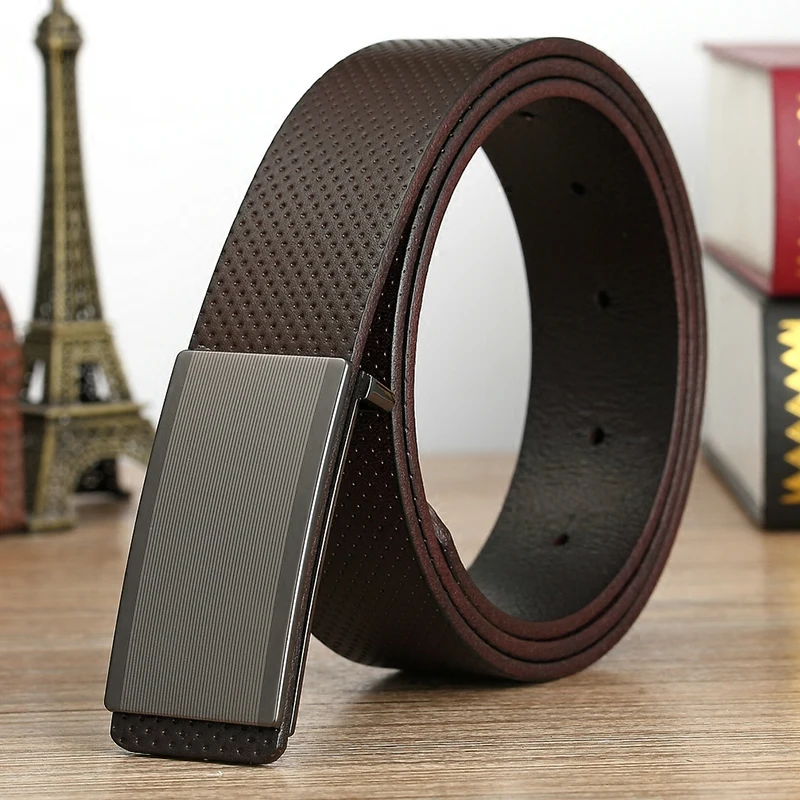 Belt men’s genuine leather buckle head layer genuine cowhide men’s underwear wear business youth handmade buckle men’s belt Belt men's genuine leather buckle head layer genuine cowhide men's underwear wear business youth handmade buckle men's belt