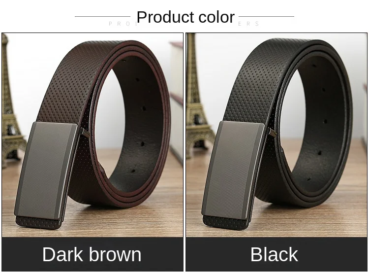 Belt men’s genuine leather buckle head layer genuine cowhide men’s underwear wear business youth handmade buckle men’s belt Belt men's genuine leather buckle head layer genuine cowhide men's underwear wear business youth handmade buckle men's belt